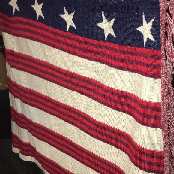 Patriotic Flag Themed sweater vest/tunic size S - Picture 5 of 10